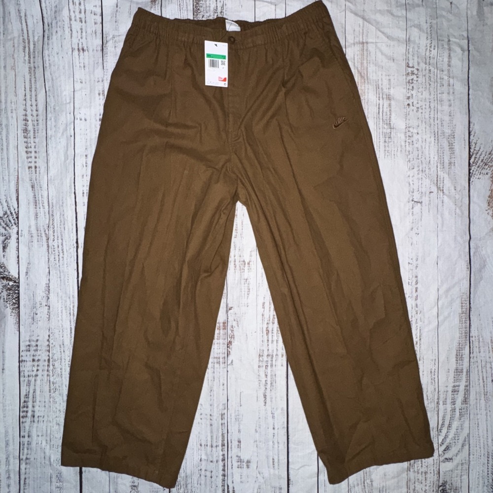 Nike Sportswear Club Oversized Fit Straight Pants Men's XL Brown HV1423-235